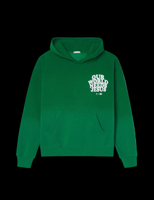 Our World Needs Jesus Unisex Hoodie